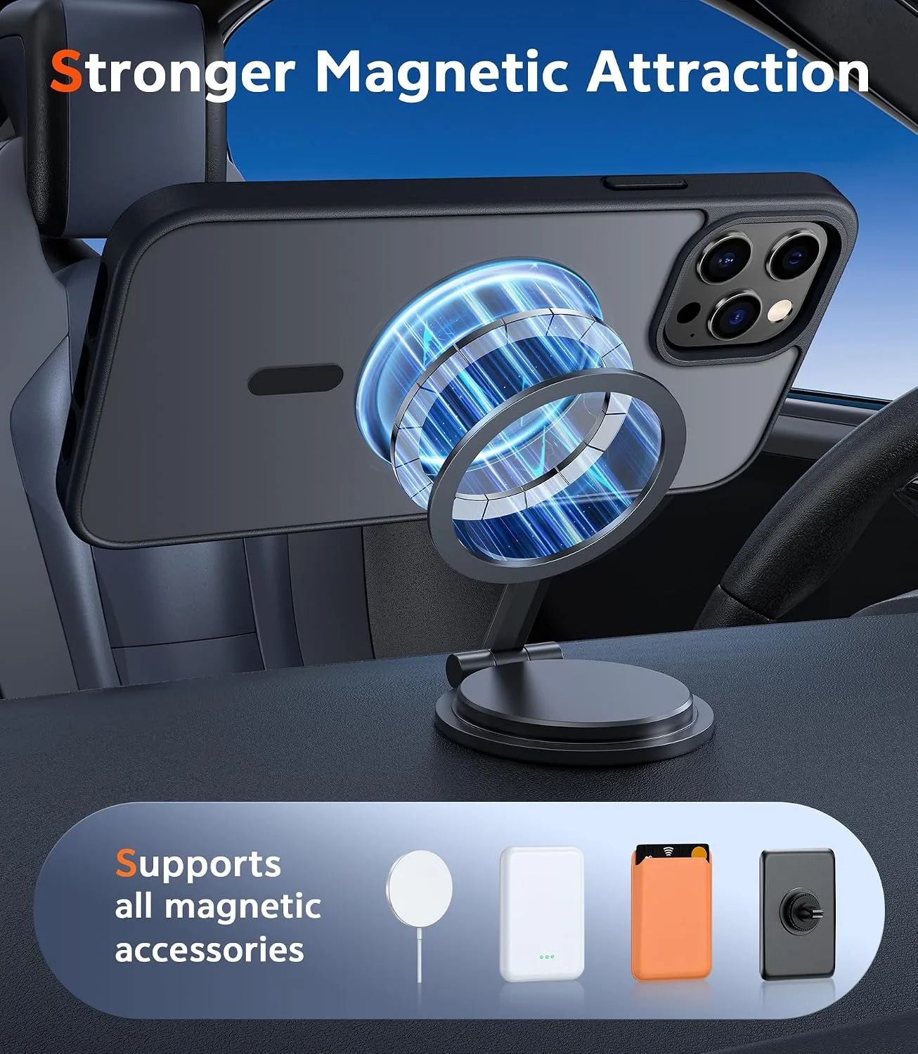 FNTCASE for iPhone 12 Pro-Max Case Compatible with Magsafe Matte Phonecase