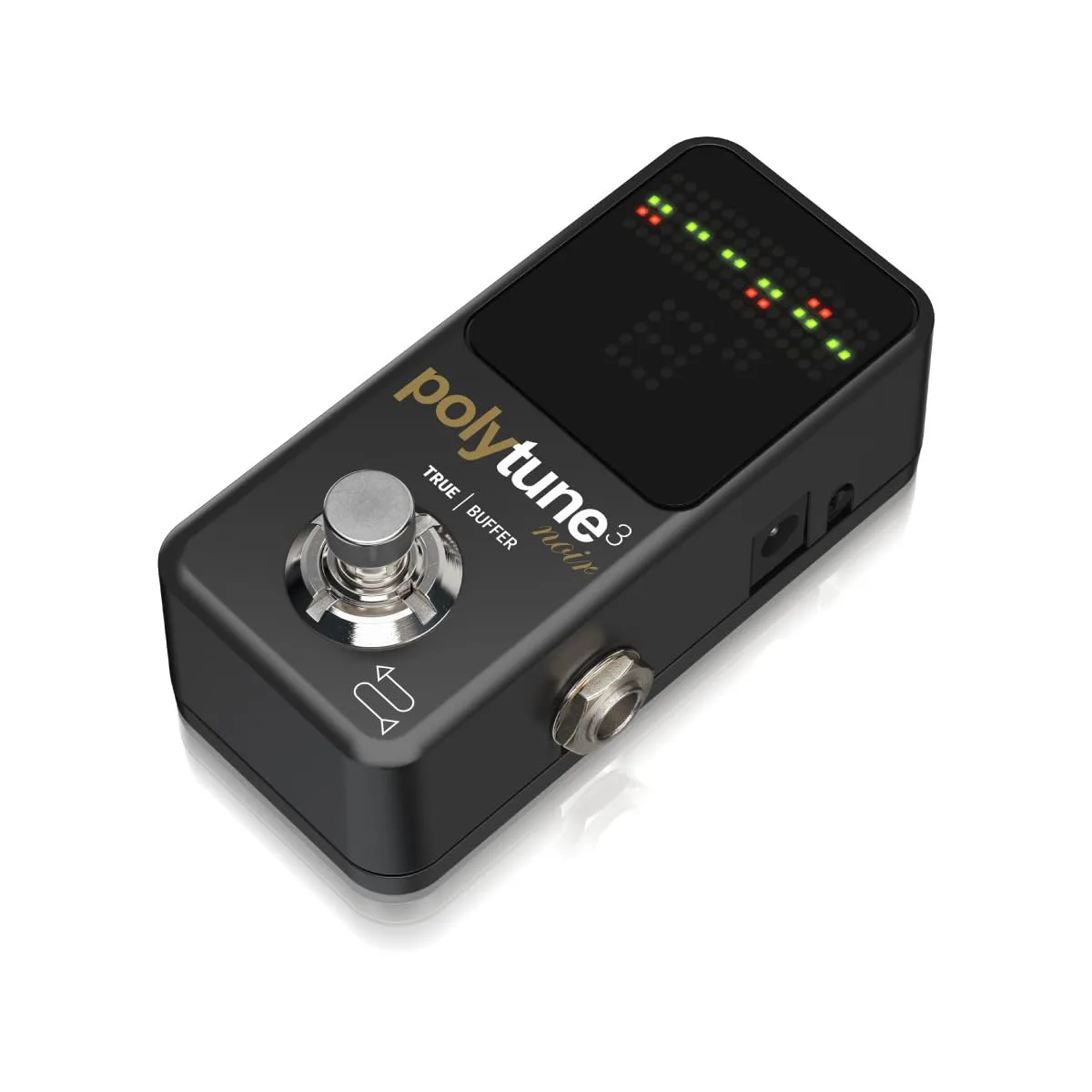 TC Electronic POLYTUNE 3 NOIR Tiny Polyphonic Tuner with Multiple Tuning Modes and Built-In BONAFIDE BUFFER