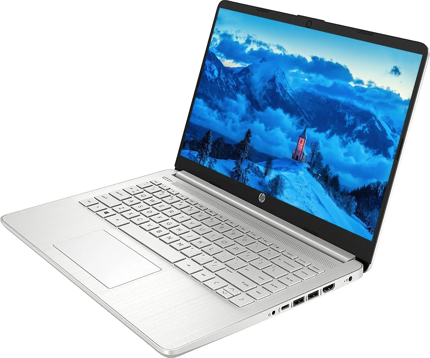 HP Premium 14'' HD IPS Laptop, Intel 11th Gen i3 Processor Up to 4.10GHz, 4GB Memory, 128GB SSD, Ultra-Fast WiFi, HDMI, Windows 11, Dale Silver, Renewed