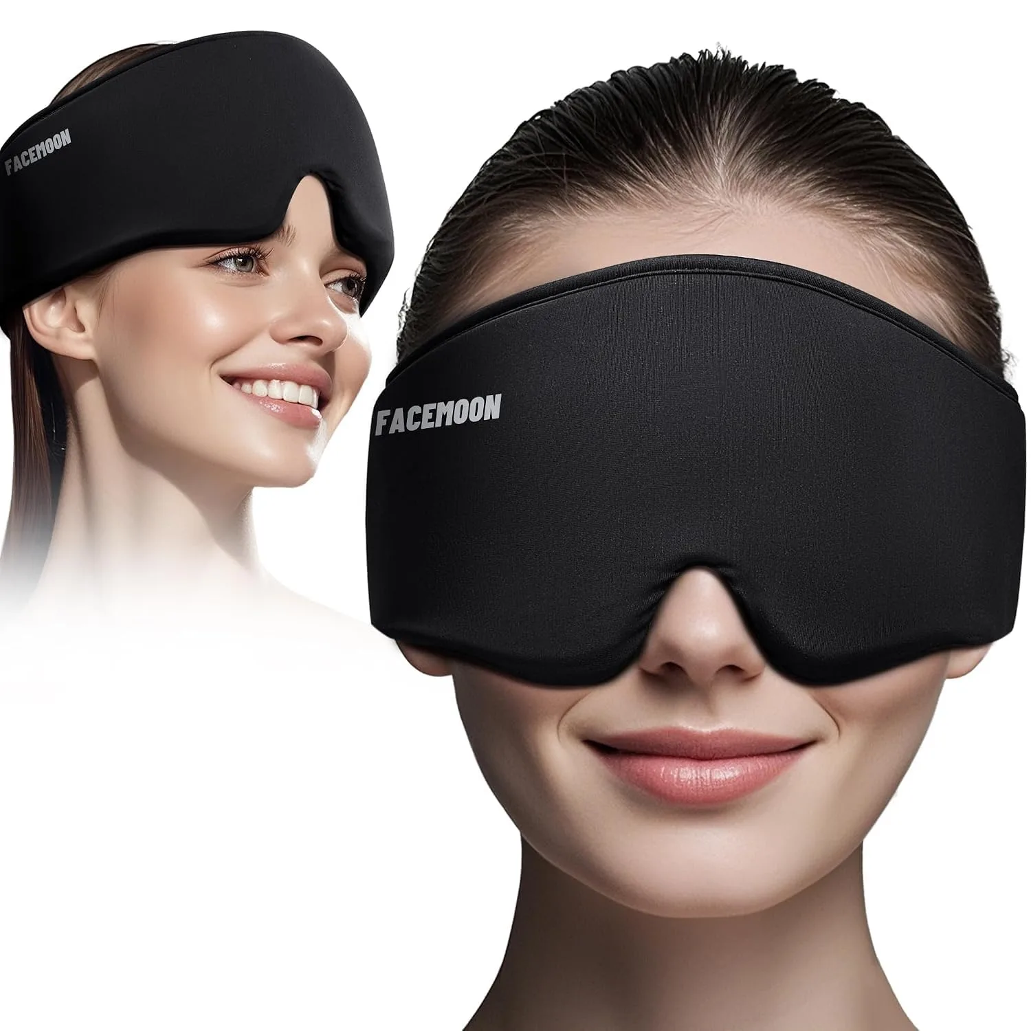 Cooling Gel Eye Mask for Puffy Eyes & Eye Bags, Cold Compress