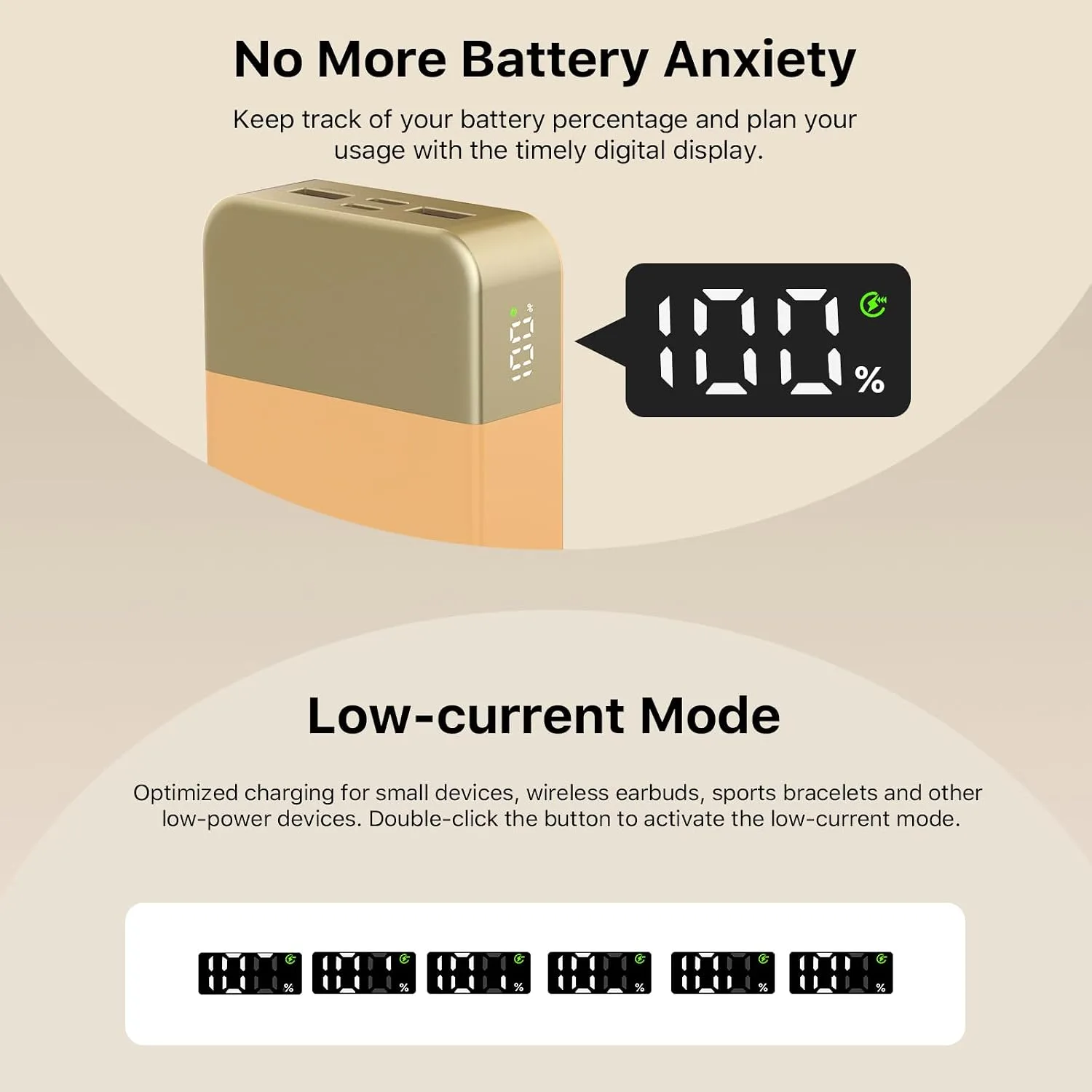 NOBIS 45W 20000mAh Portable Charger Power Bank Fast Charging
