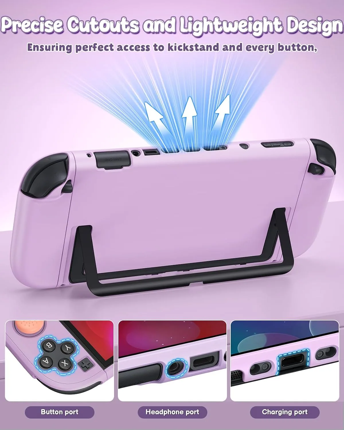 Switch 2 Cover Case&Screen Protector, FYOUNG Dockable Shell for Nintendo 2