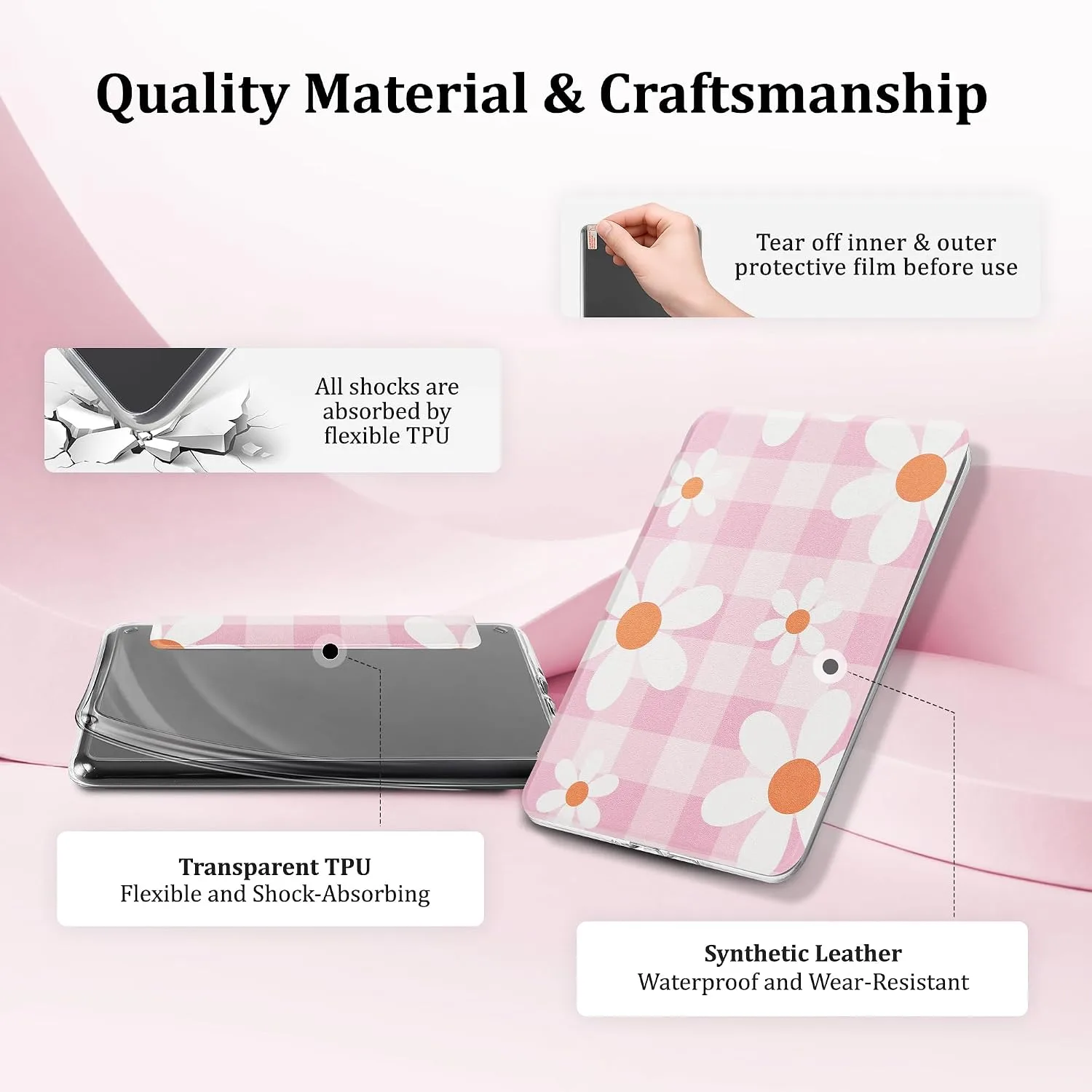 SESENSE Magnetic Case for 7'' Kindle Paperwhite 12th Gen 2024 & Colorsoft