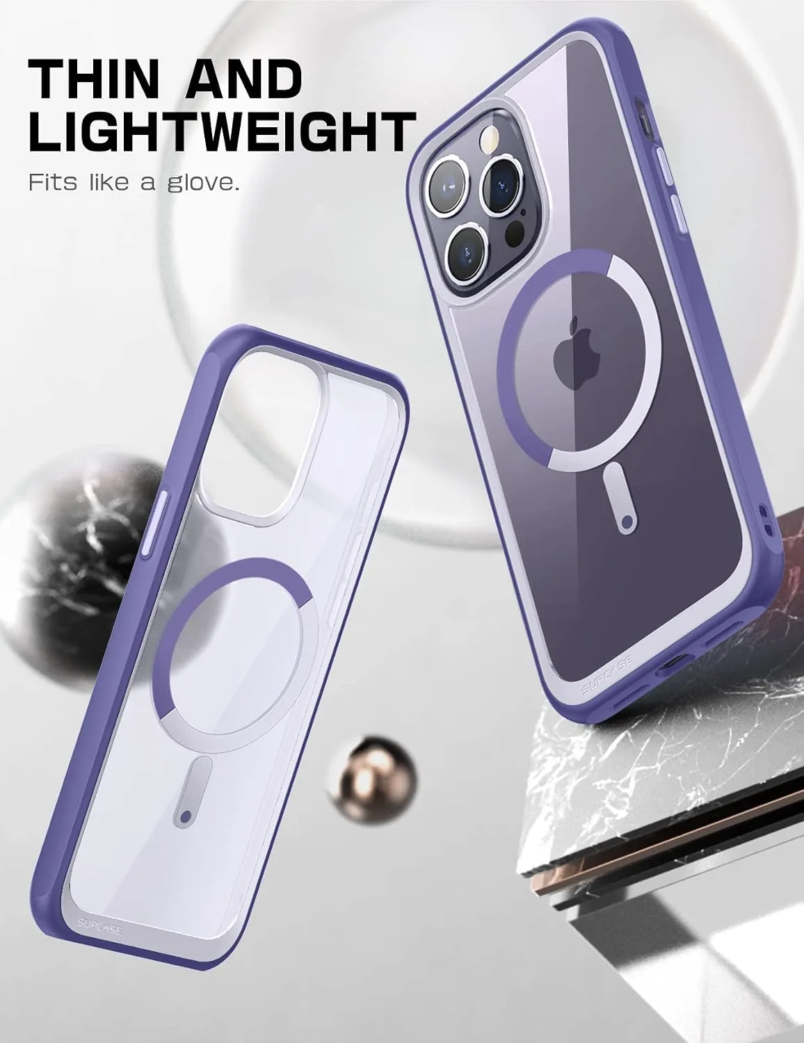 SUPCASE for iPhone 14 Pro Case, Compatible with MagSafe, Mauve