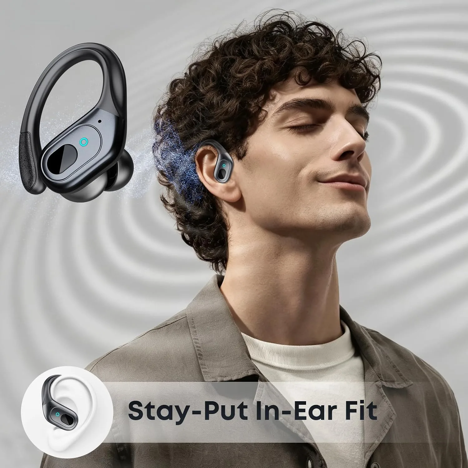 Wireless Earbuds, Sports Bluetooth Headphones, Running Headphones