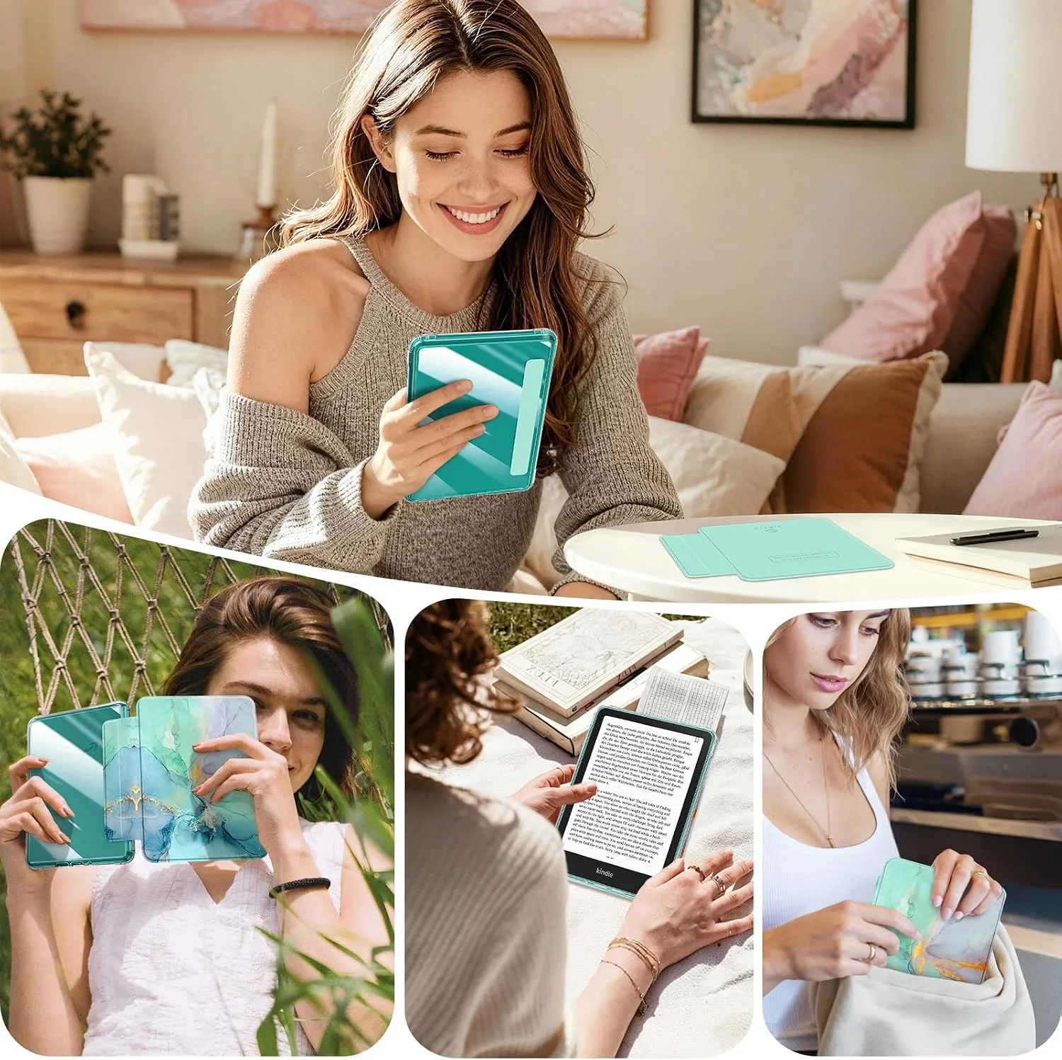 Fintie Detachable Case for Kindle Paperwhite 12th Gen 2024/Kindle Colorsoft