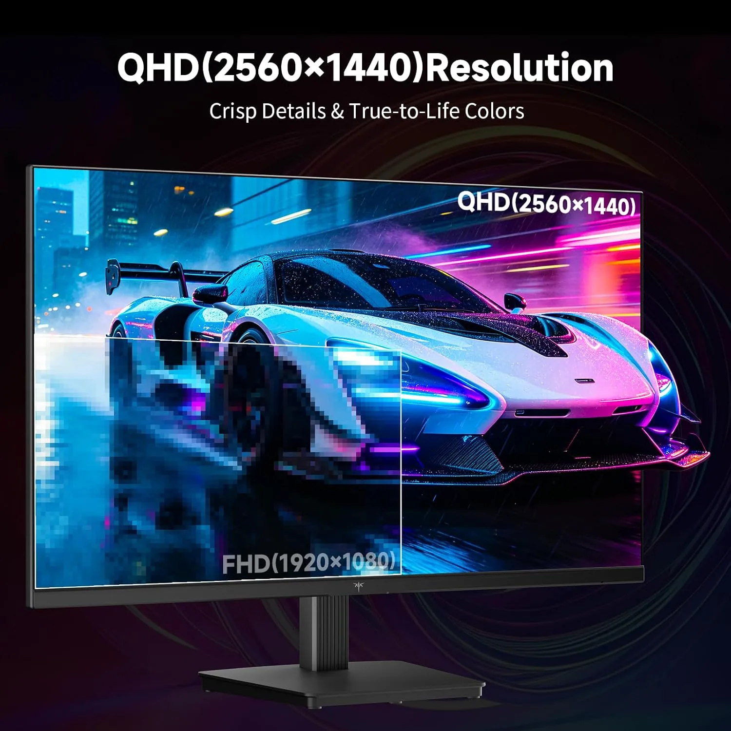 KTC 27 Inch QHD 144Hz Gaming Monitor 2K 1440P FreeSync & G-Sync H27T27S