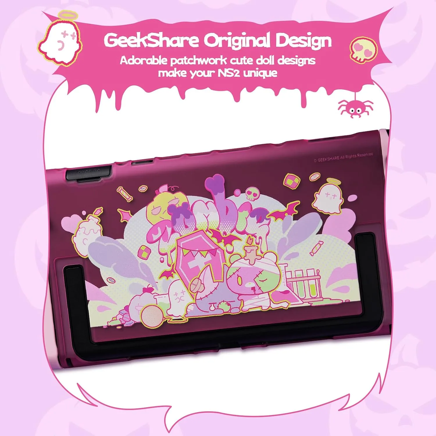 GeekShare Protective Shell Dockable Hard Case Compatible with Switch 2