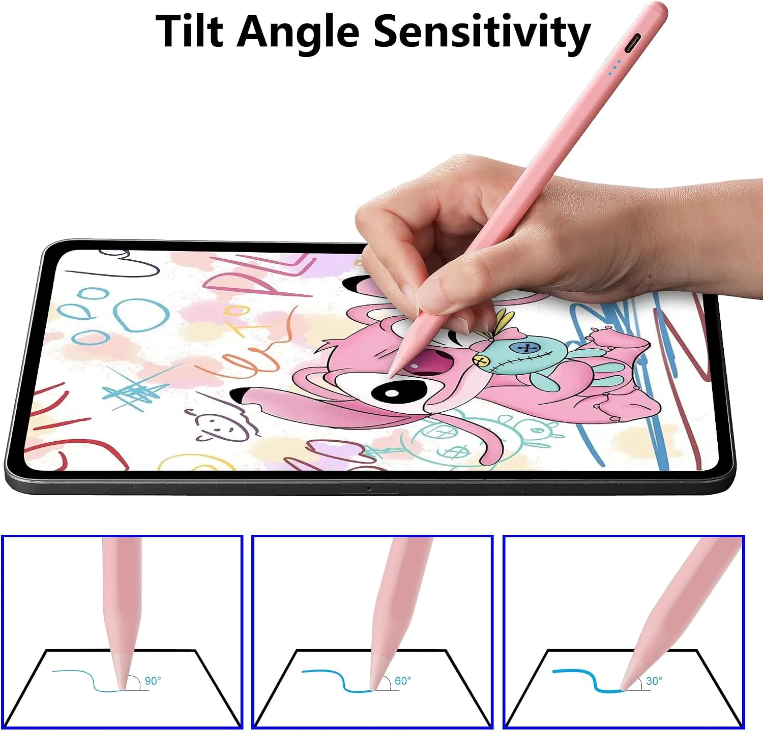 Stylus Pen for Apple Pencil iPad 2026-2018 A16 11th Generation Air Pro Mini
