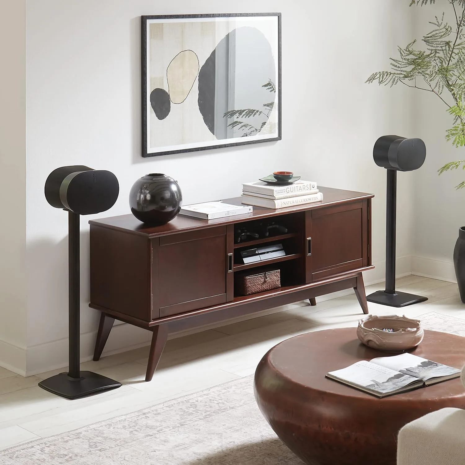 SANUS Wireless Speaker Stands Pair for Sonos ERA 300™ - Black