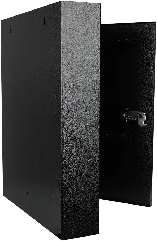 KYODOLED Key Box, Wall Mount 100 Key Cabinet, Combination Lock, Black