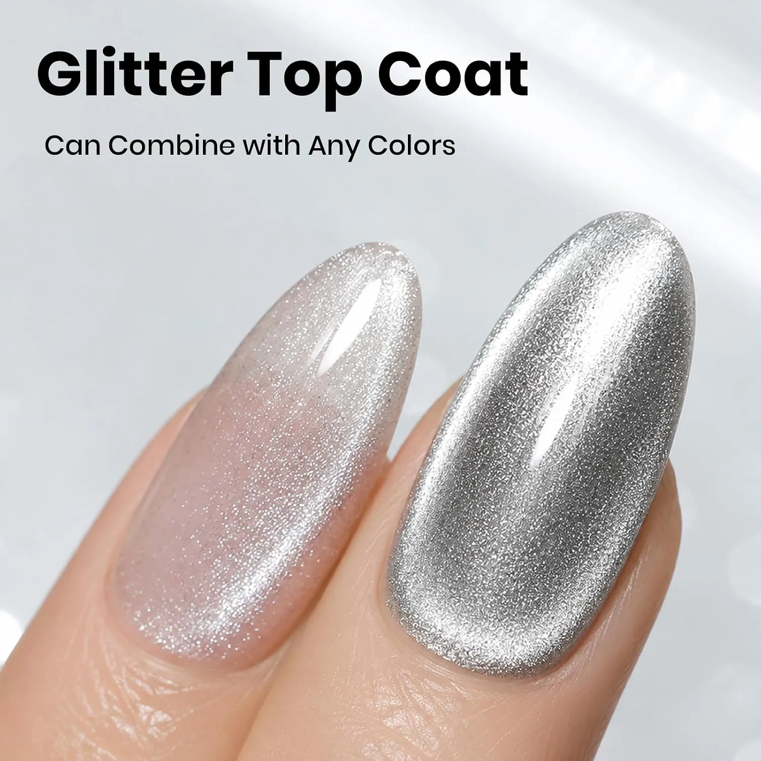 Beetles Cat Eye Gel Top Coat with Magnet 1PCS 10ml