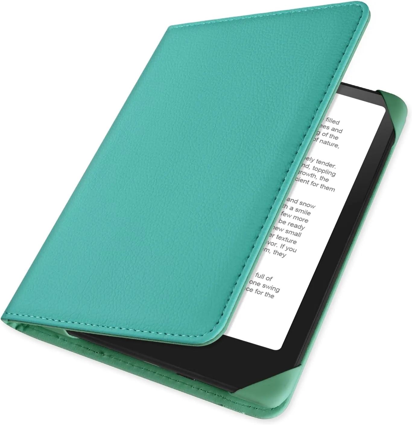 HoYiXi Universal Case for 6 inch Kindle eReader Compatible with Paperwhite(2015/2018)/Pocketbook and Tolino/Kobo Clara HD,6" eReader Protective Case Cover Elastic Rope,Green