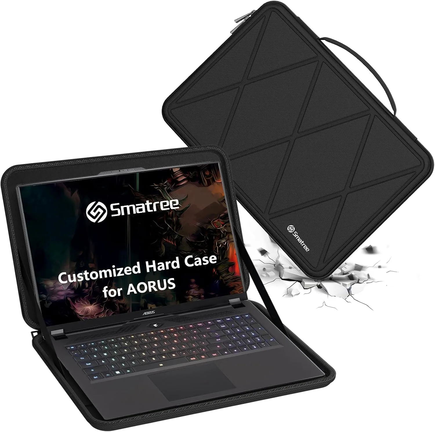 Smatree Hard EVA Protective Sleeve for 17.3 inch GIGABYTE AORUS 7 9KF