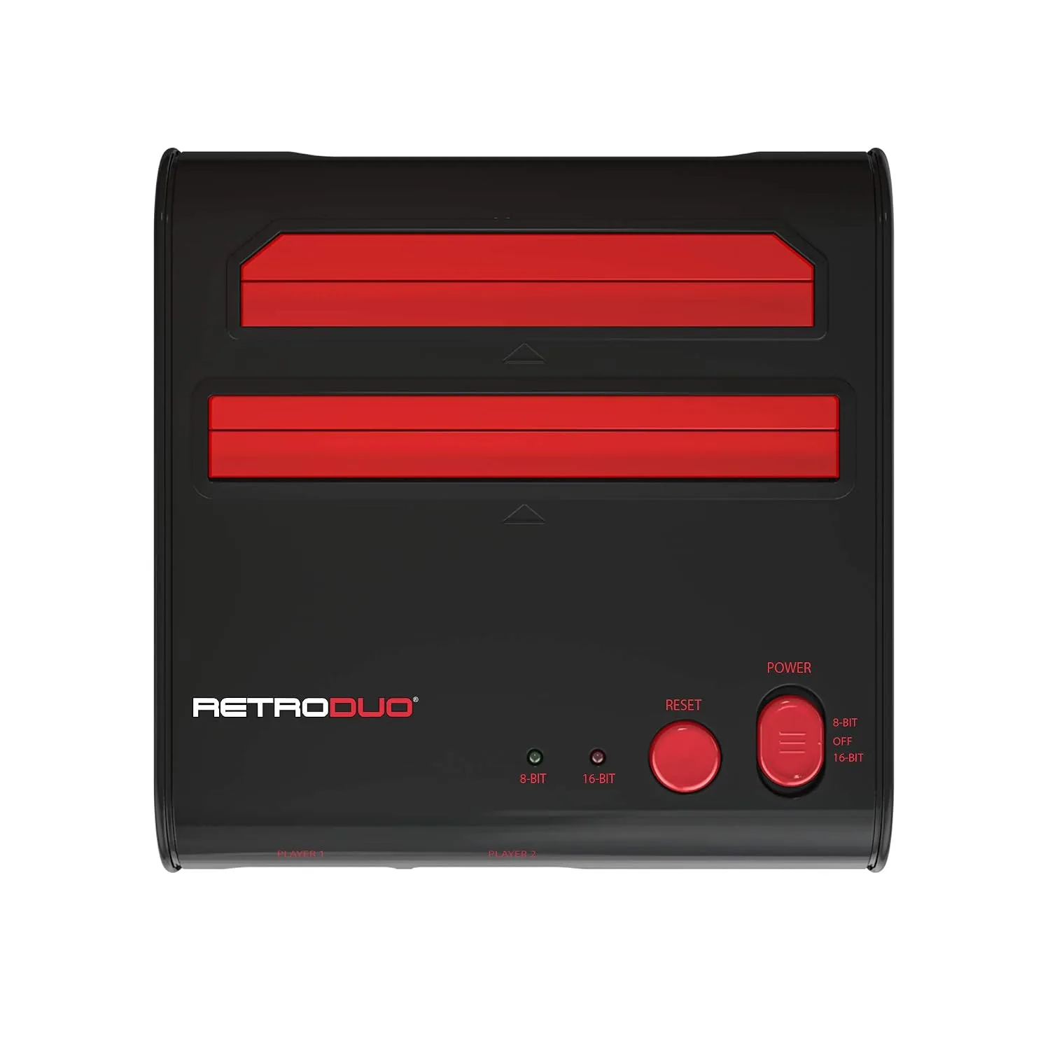 Retro-Bit Retro Duo 2 in 1 Console System - for Original NES/SNES - Black