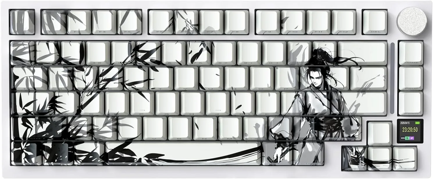 Teclado Gamer Attack Shark X820 Ultra Mecánico Inalámbrico 75% RGB Bluetooth 2.4G USB-C