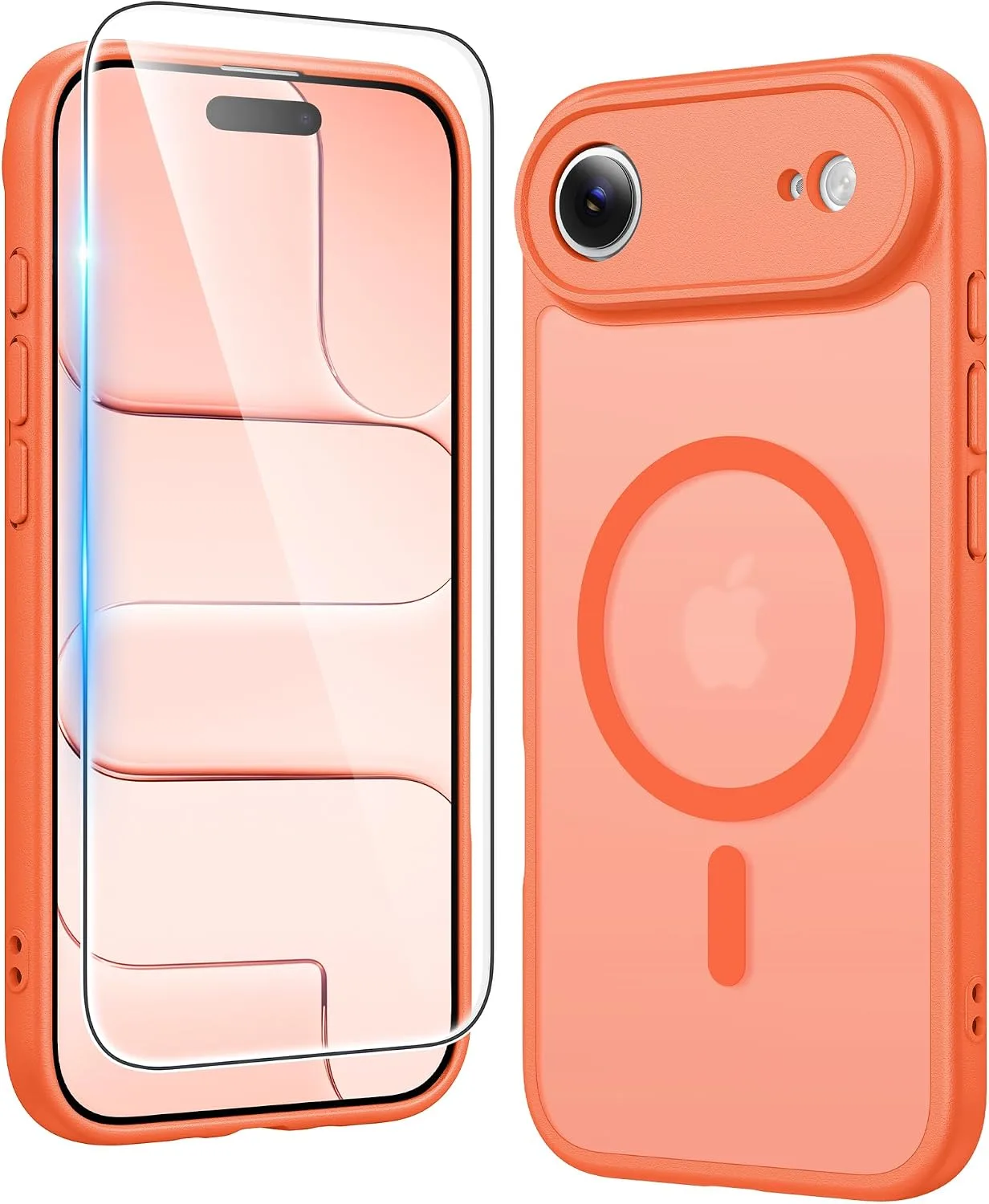 Carcasa Fntcase para iPhone Air compatible con Magsafe color Naranja