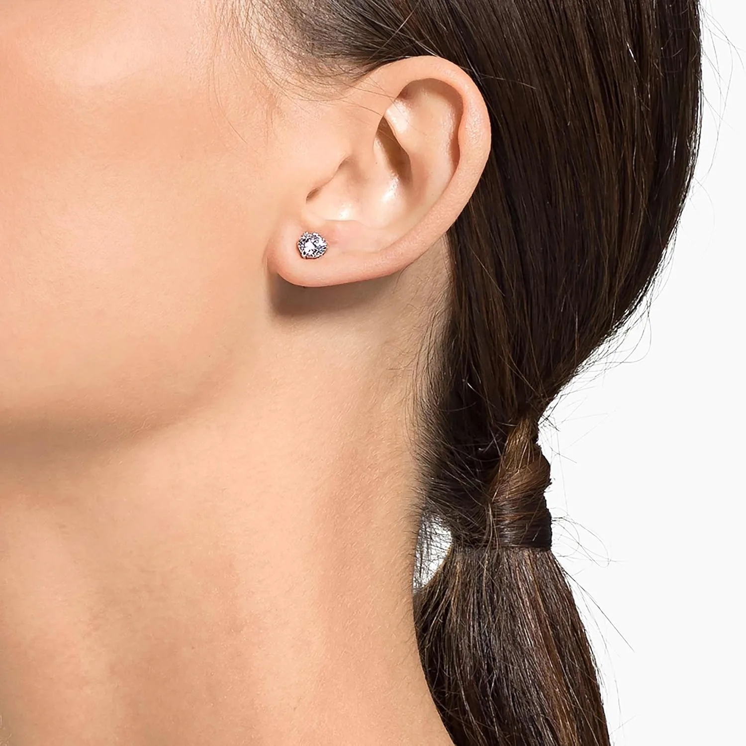 Swarovski Attract Earrings Jewelry Collection, Clear Crystals