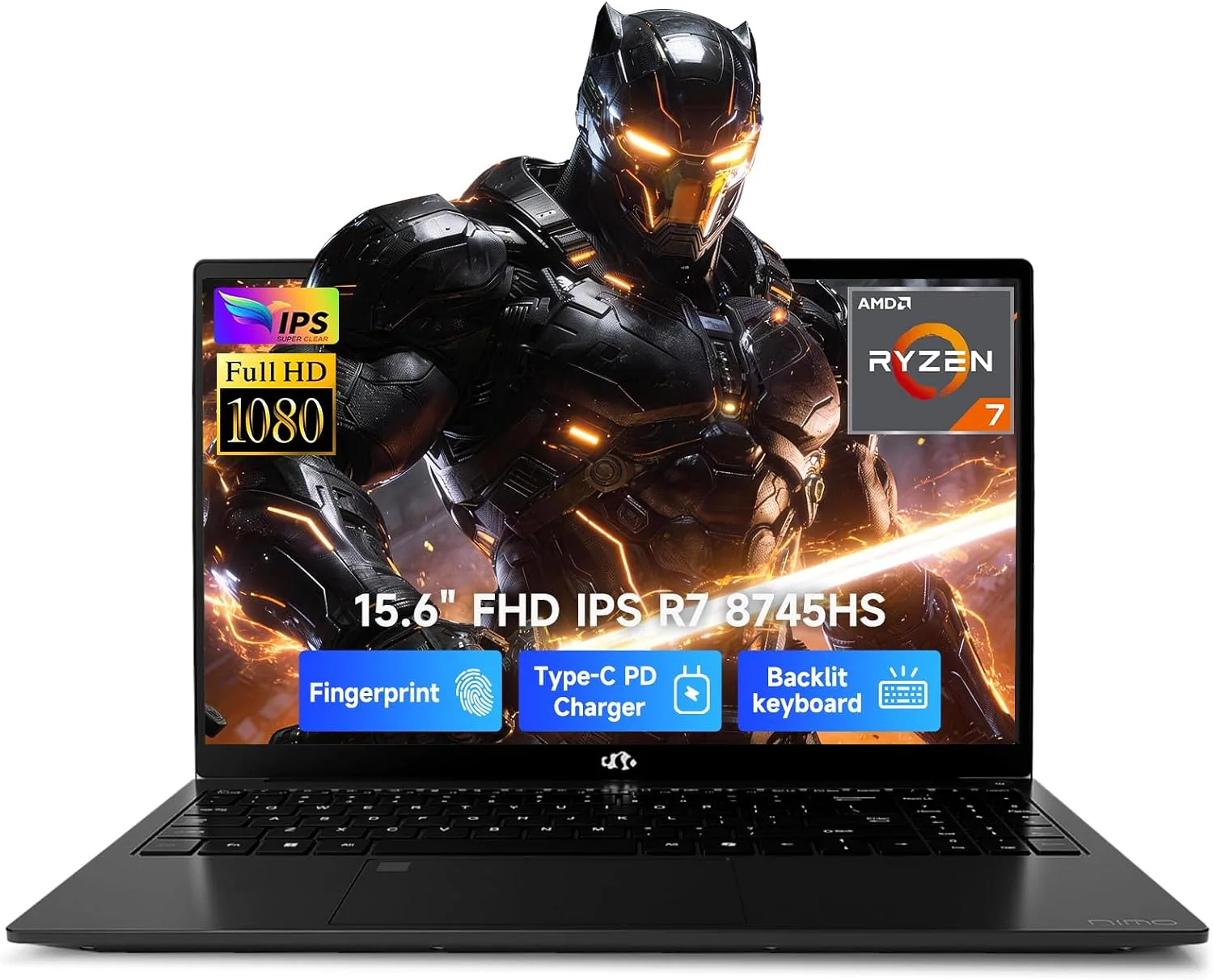 Laptop Nimo 15.6" AMD Ryzen 7 8745HS 16GB DDR5 512GB SSD