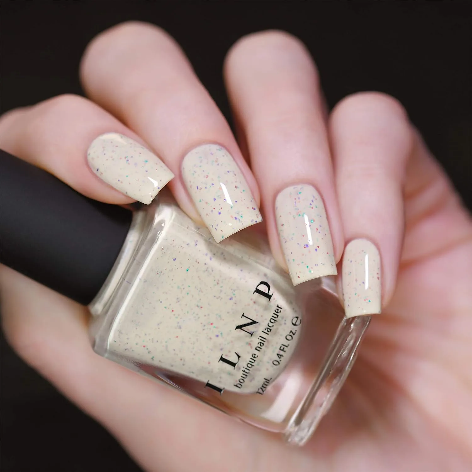 ILNP Cake Pop - Creamy Vintage Ivory Speckled Nail Polish