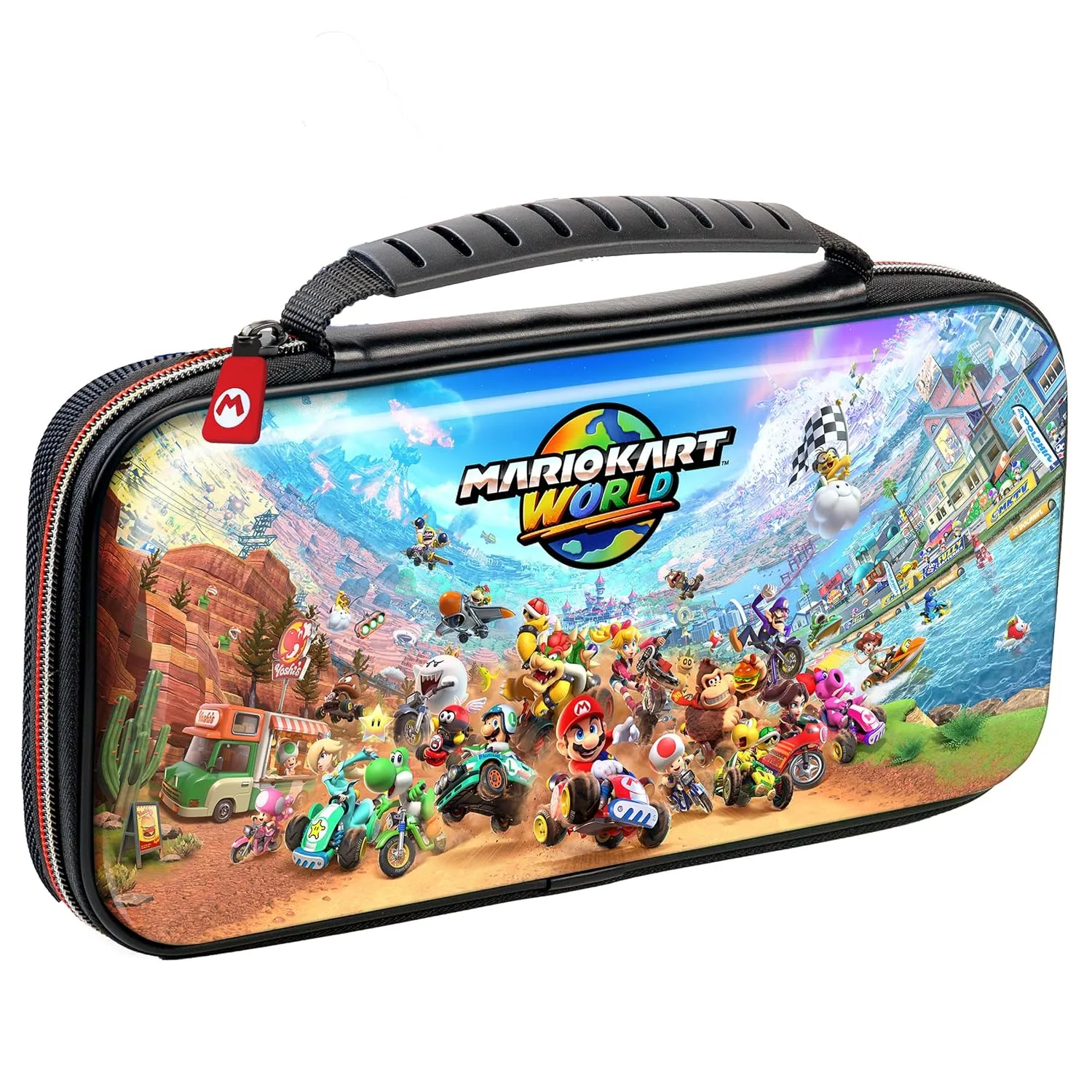 Game Traveler Deluxe Licensed Travel Case Designed for Nintendo Switch, Nintendo Switch 2, OLED, Mario Kart World - R.D.S. INDUSTRIES, INC. (NS212MKW)