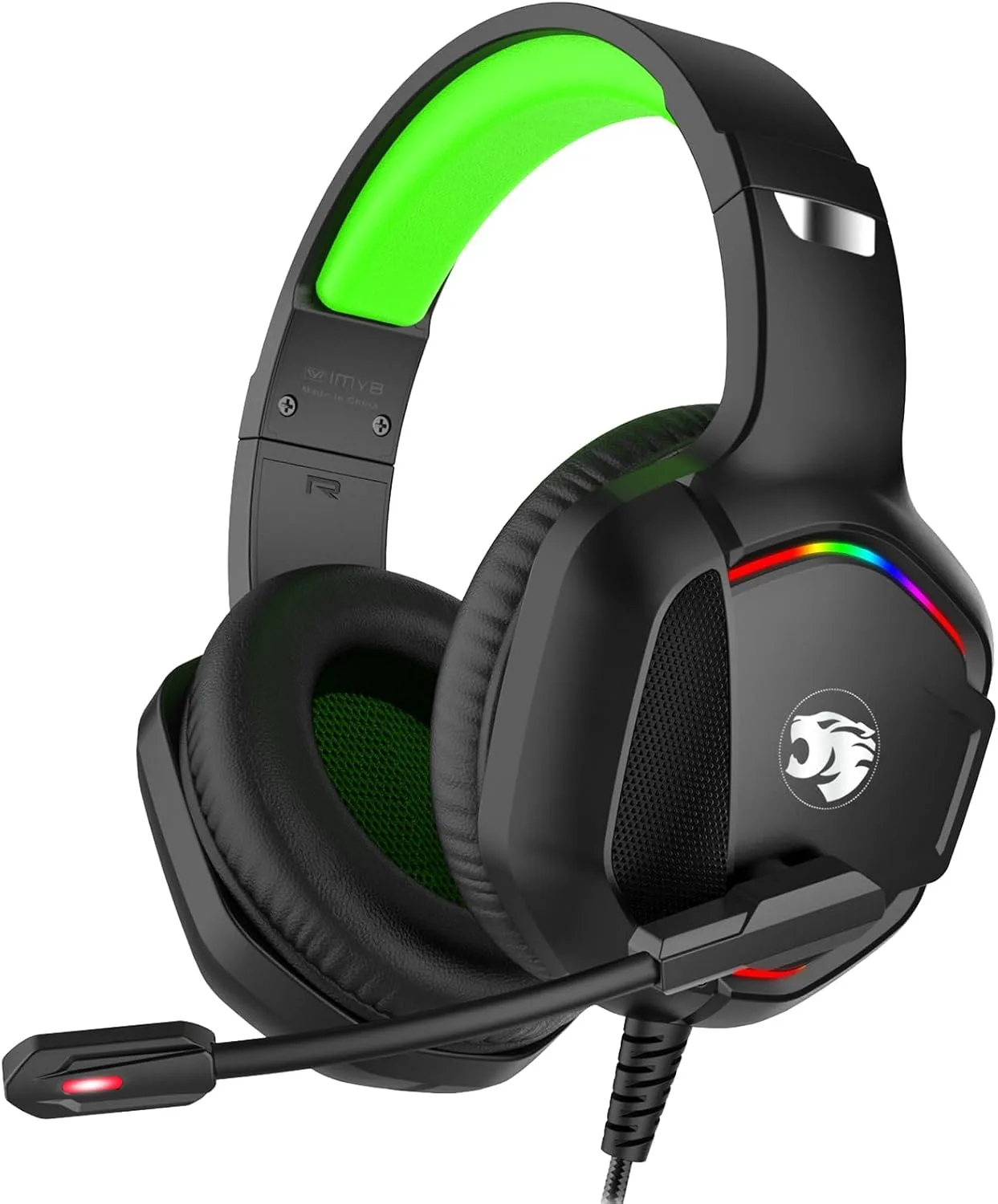 IMYB A36 Gaming Headset with Mic Stereo Headphones for Pc, PS5, Xbox