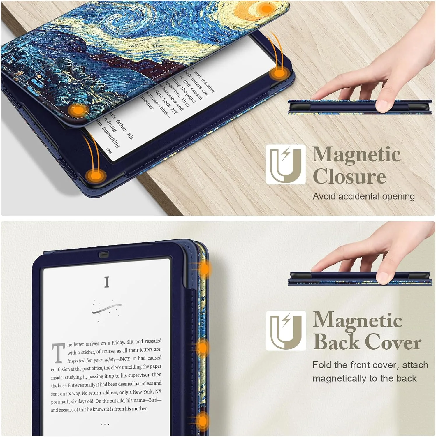 Fintie Case for 7"/6.8" Kindle Paperwhite 12th/11th Gen & Kindle Colorsoft