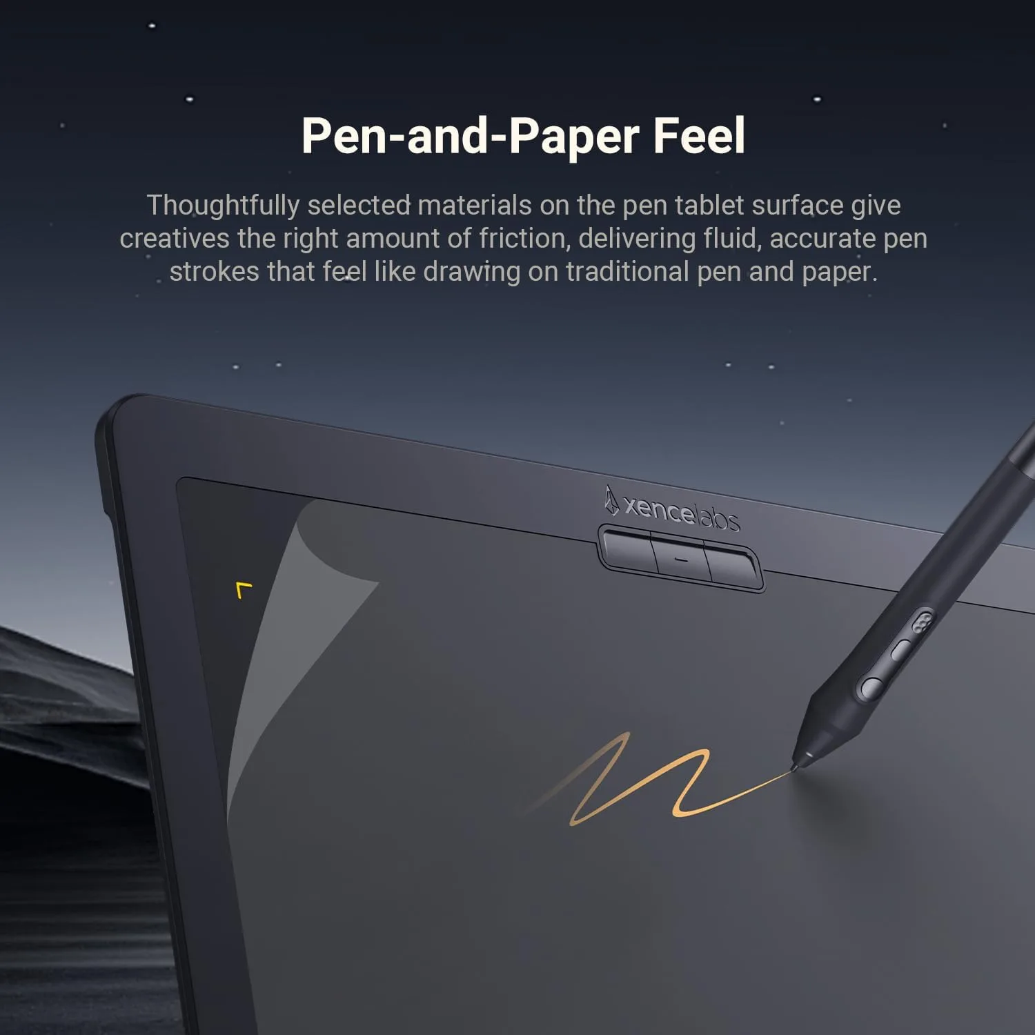 XENCELABS Drawing Tablet Bundle, Computer Graphic Tablets with 40 Customizable Quick Keys, 12" 8mm Ultrathin Pen Tablet with 2 Battery-Free Stylus, 8192 Levels Pressure for Win/Mac/Linux, Black