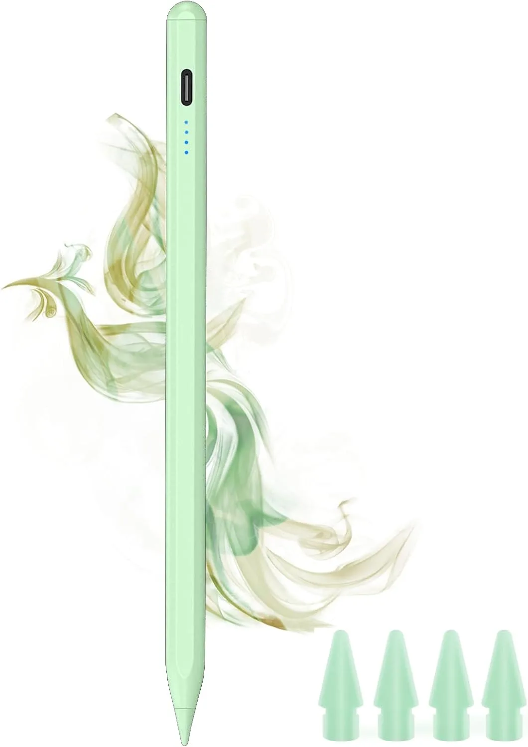 DOGAIN A8 Stylus Pen for iPad 2018-2026, Fast Charge, Palm Rejection-Green