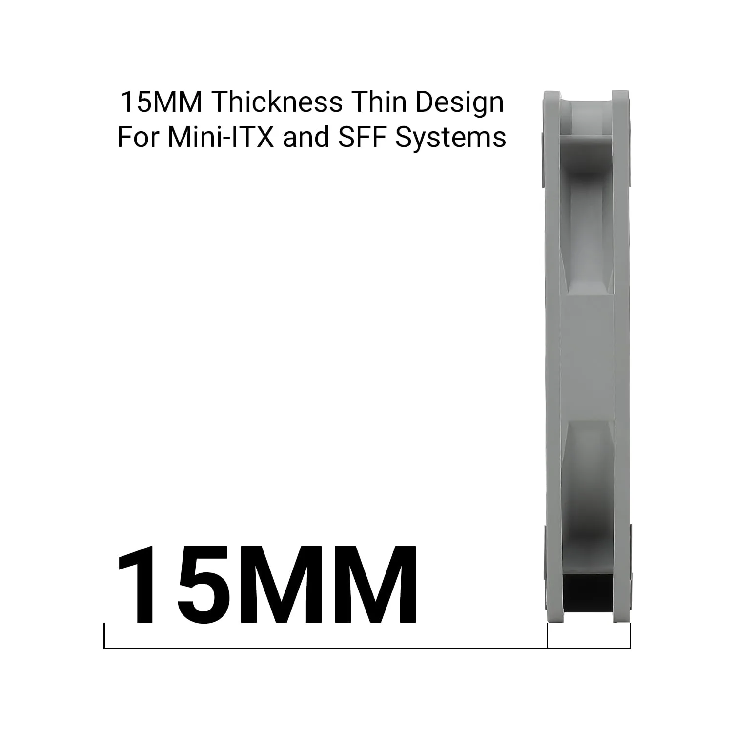 Thermalright TL-9015 CPU Fan, 92mm Case Cooling 4PIN PWM PC Fan with 15mm Ultra-Thin, 2700RPM Speed, CPU Cooling(TL-9015)
