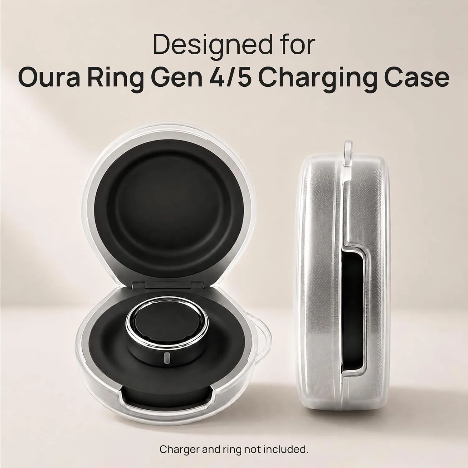 Clear TPU Cover for Oura Ring Gen 5/4 Charger