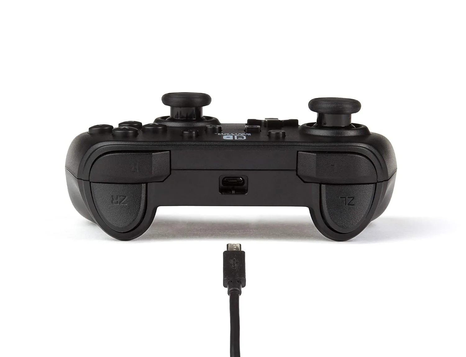 PowerA Nintendo Switch Wired Controller - Black, Detachable 10ft USB Cable, No Battery Required, Officially Licensed By Nintendo