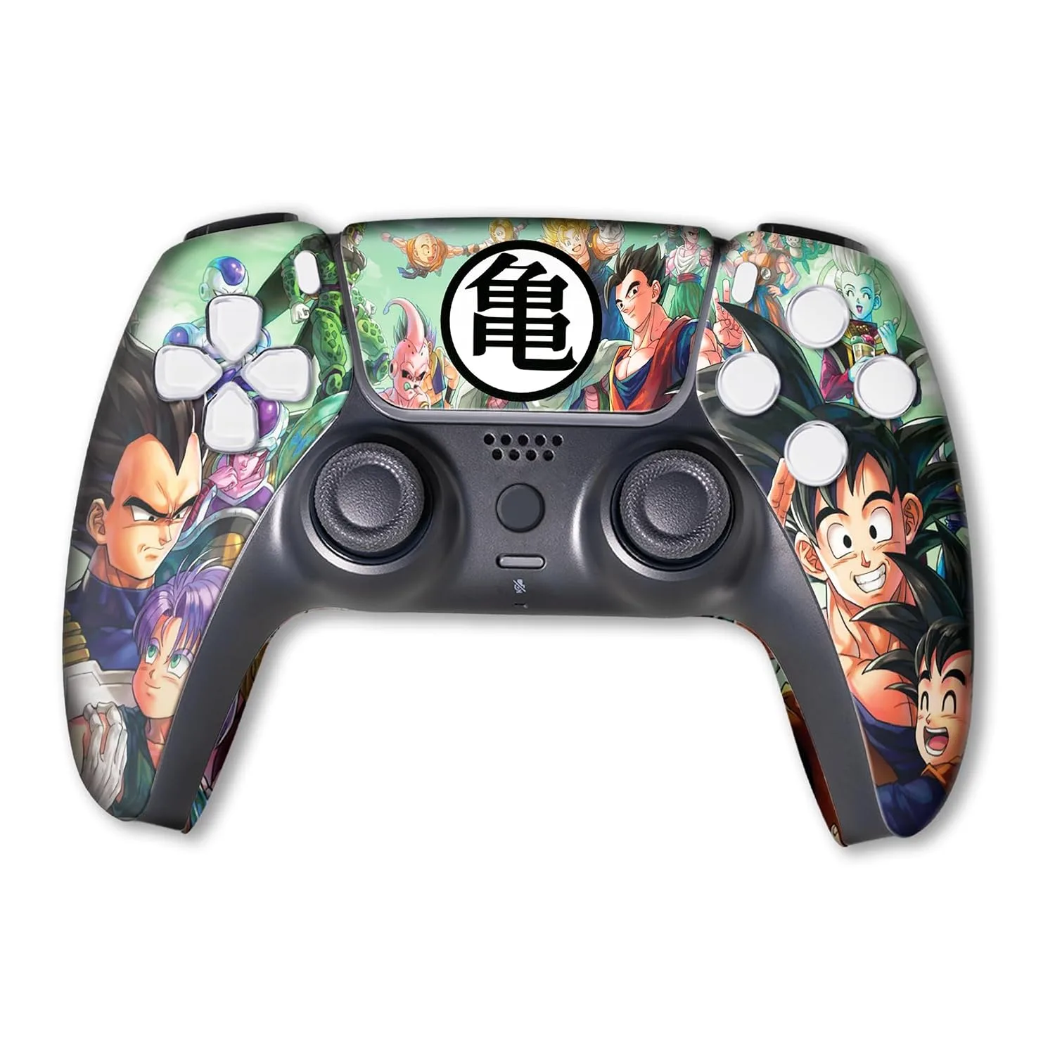 D. B. Z. FAM Custom PS-5 Controller Wireless compatible with Play-Station 5 Console by BCB Controllers | Proudly Customized in USA with Permanent HYDRO-DIP Printing (NOT JUST A SKIN) (MODDED)