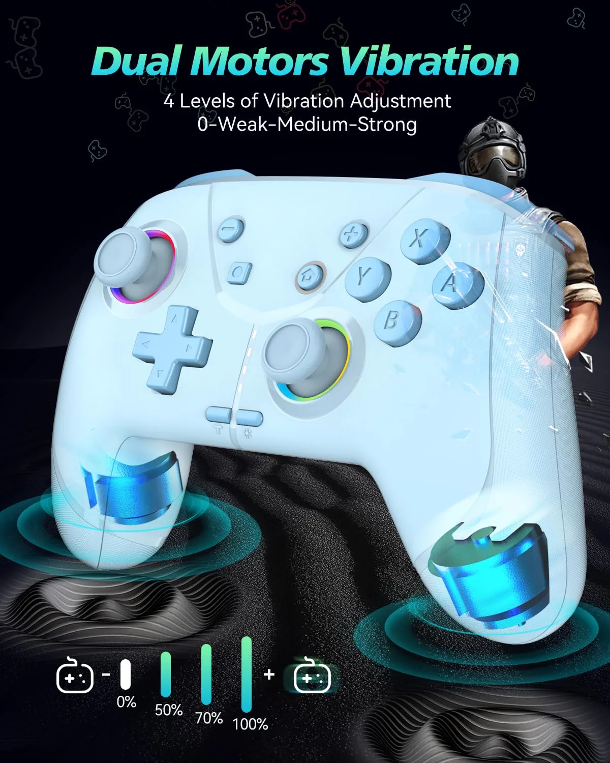 GMBACK Wireless Switch 2 Pro Controller with Home Wake Up & Loop Macro