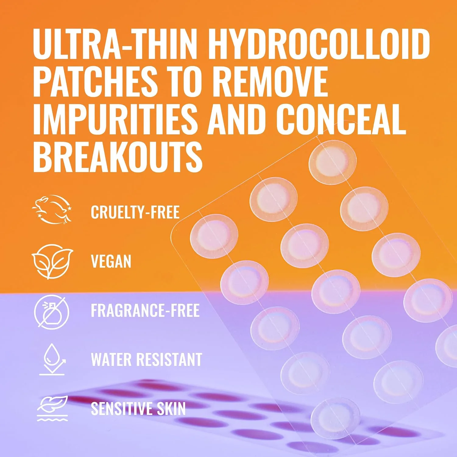 Good Molecules Pimple Patches for Face, 100 Pack – Ultra-Thin Hydrocolloid Patches, Invisible Under Makeup, Conceals Blemishes, Blackheads & Zits, Suitable for Acne-Prone Skin