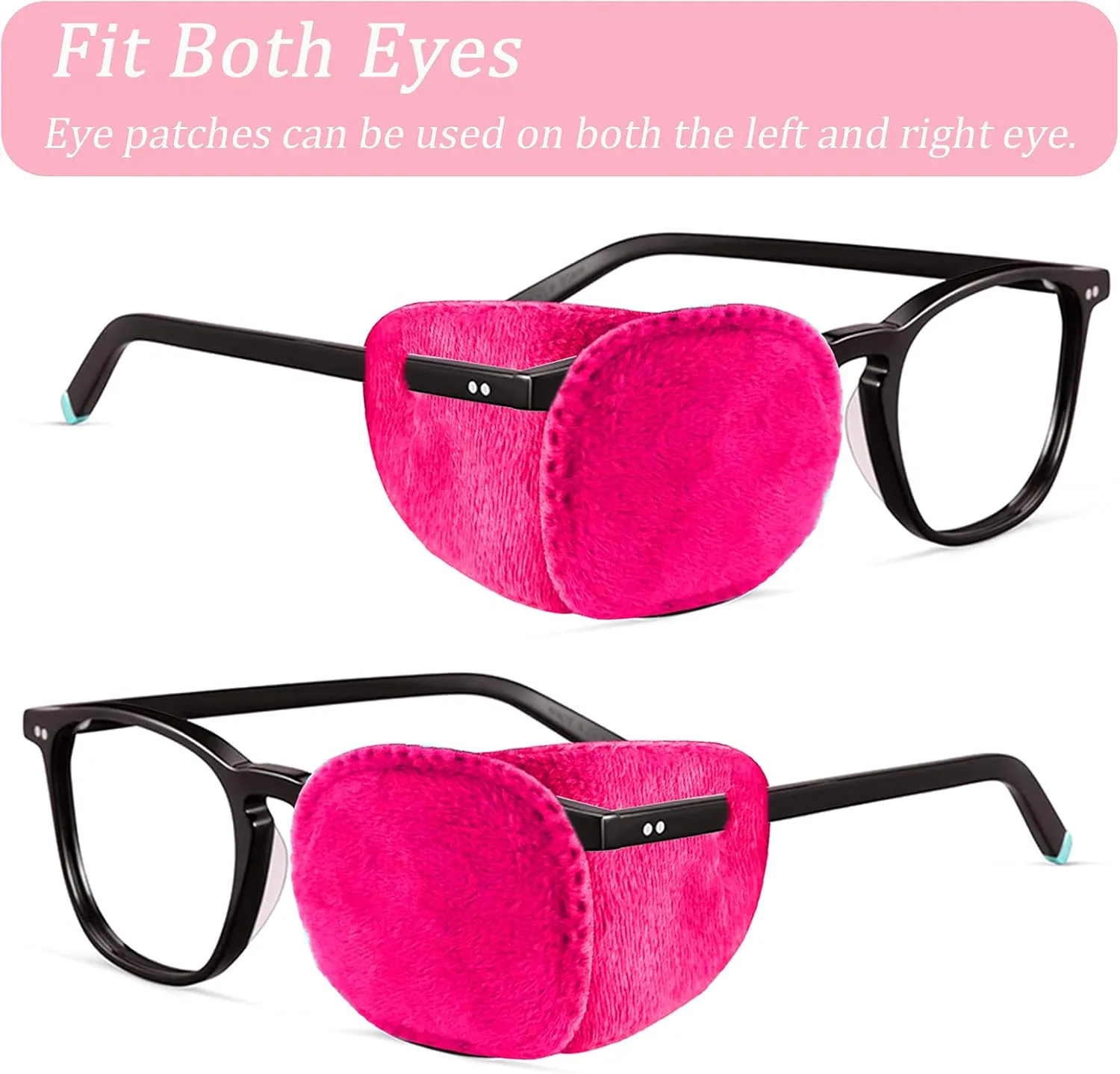 4 Pack Eye Patches for Kids, Medical Eye Patch Soft Eye Patch for Glasses Treating Lazy Eye Amblyopia Strabismus for Children, Pink