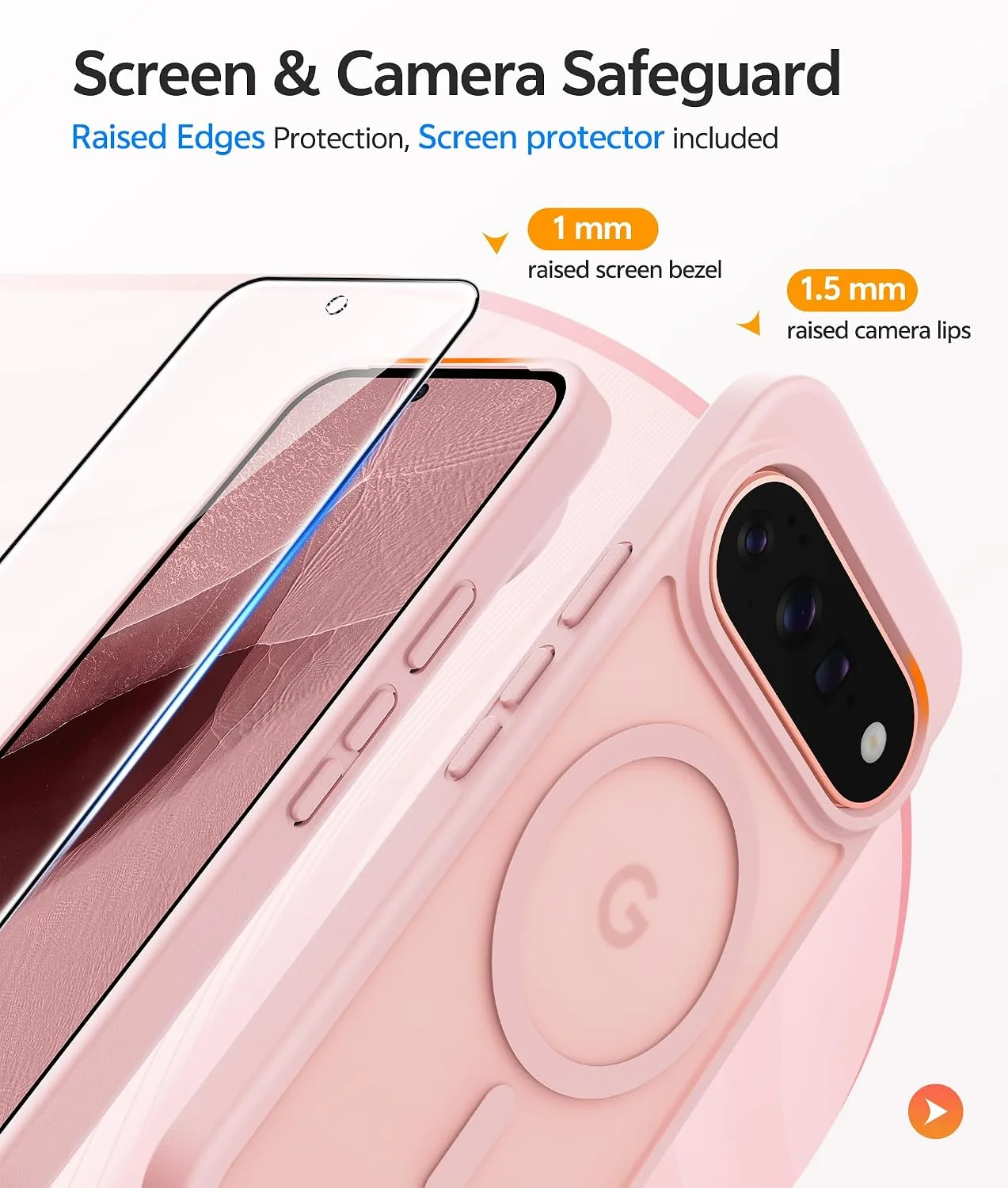 FNTCASE for Google Pixel 11 Pro XL Case, Fit for Magsafe, Screen Protector