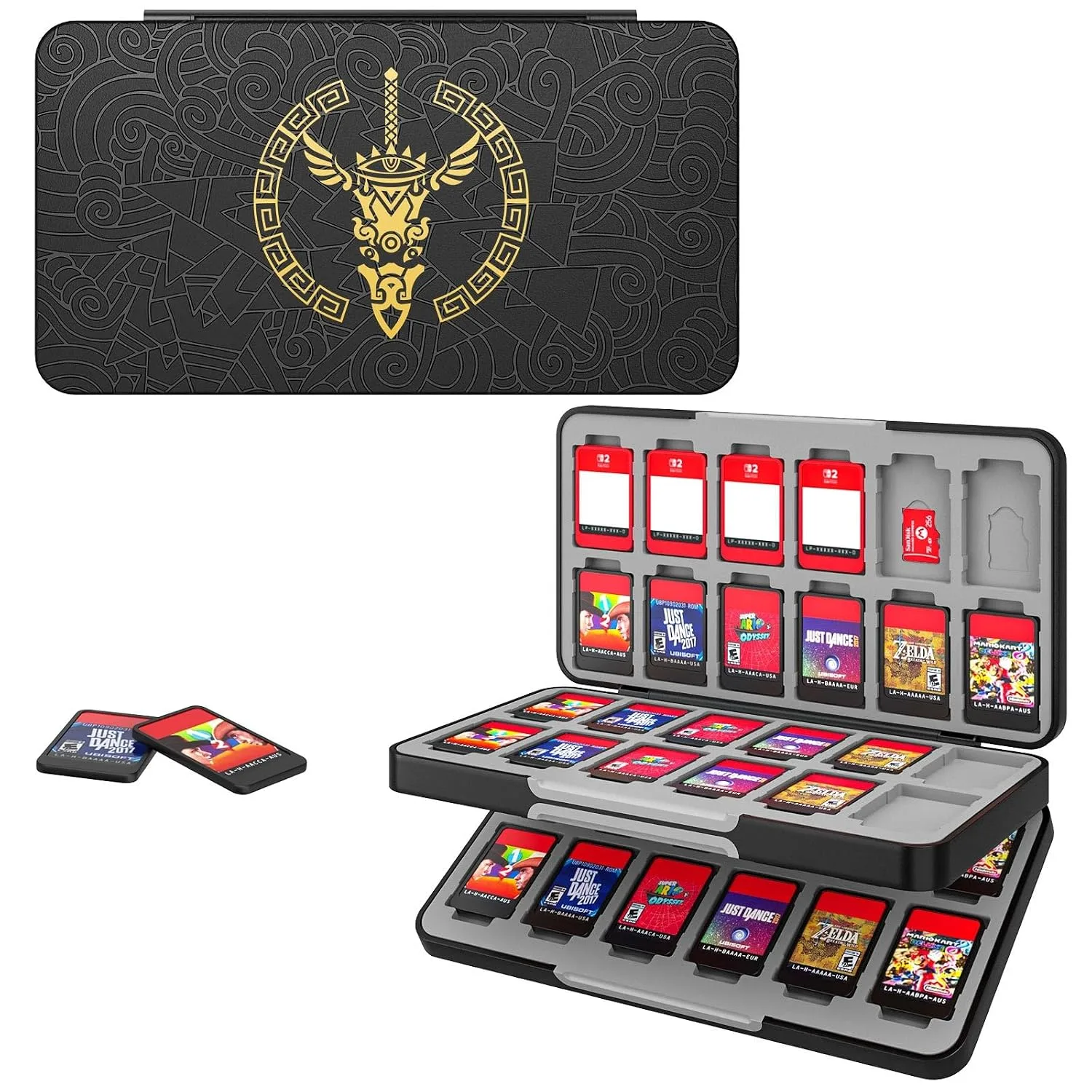 MoKo 48 Game Card Case Compatible with Nintendo Switch 2/Switch OLED/Lite