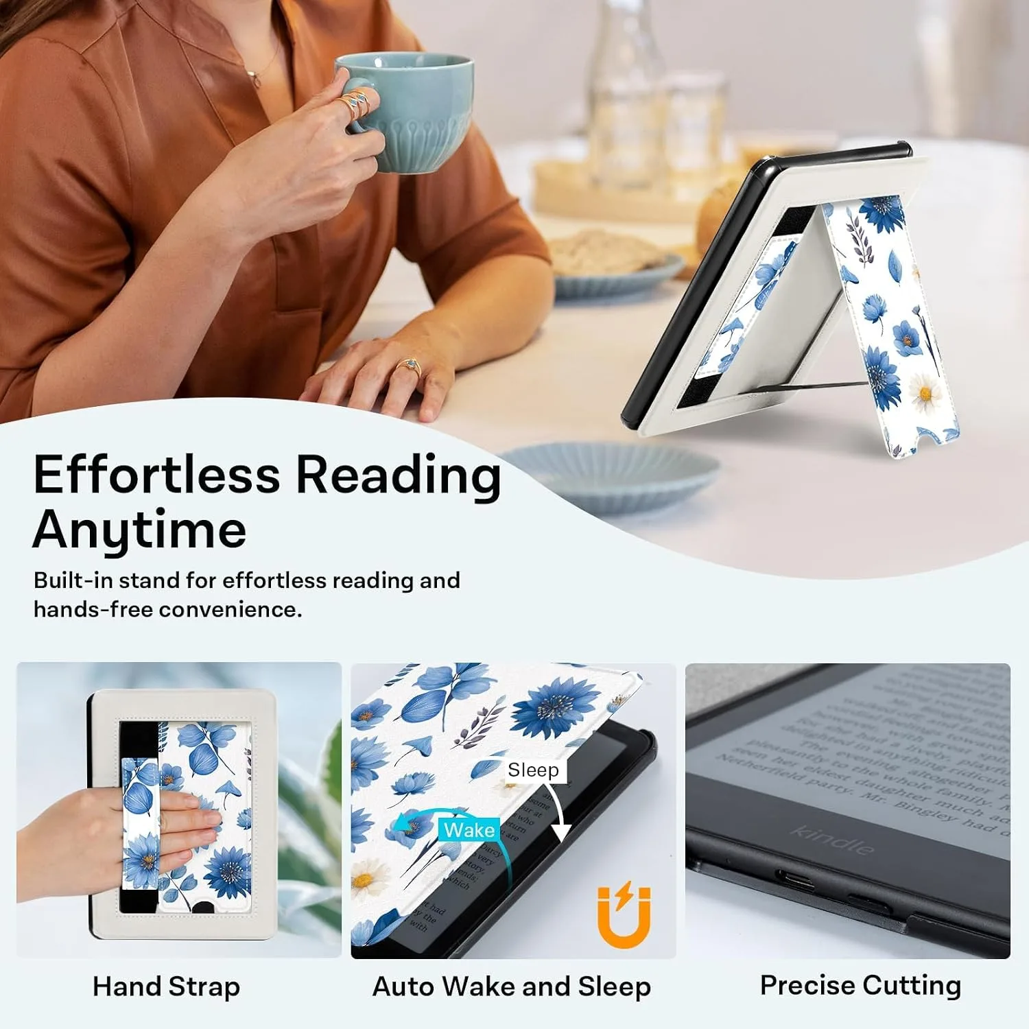 CoBak Case for 7" Kindle Paperwhite 12th Gen 2024 and Kindle Colorsoft