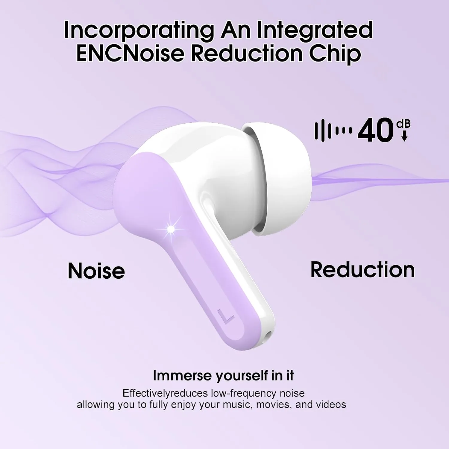 Wireless Earbuds, Bluetooth 5.4 Headphones HiFi Stereo, Bluetooth Earbuds