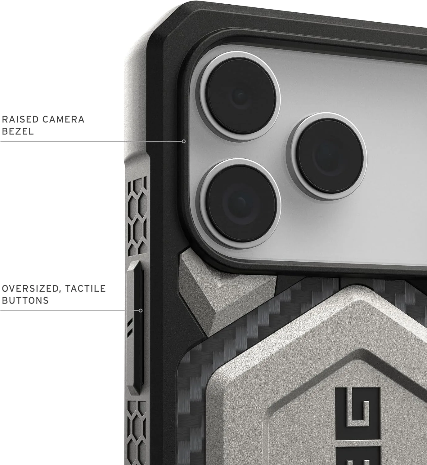 UAG Monarch Pro for iPhone 18 Pro Max Case/iPhone 17 Pro Max Case, Titanium