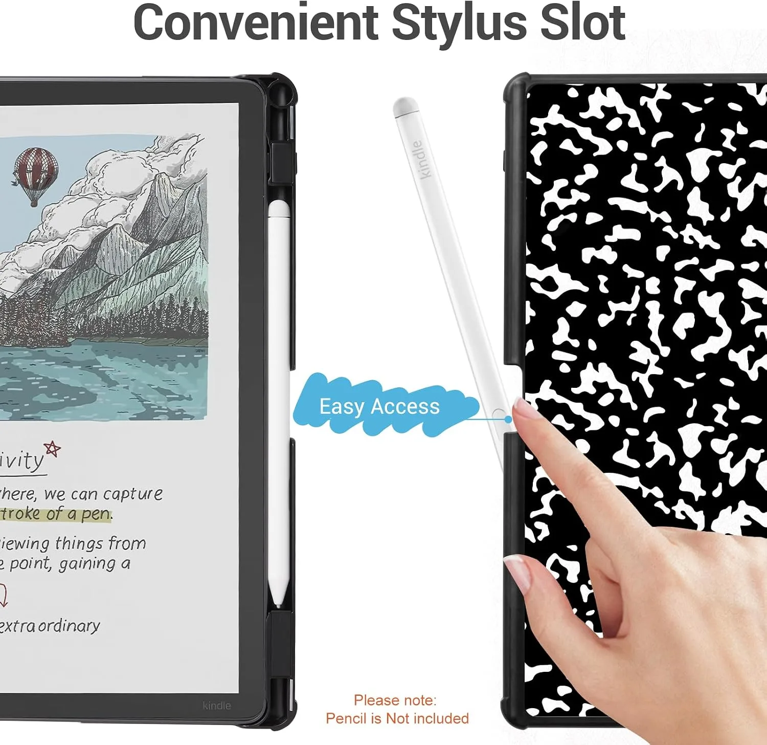 CoBak Case for 11" Kindle Scribe 3rd Generation 2025, Kindle Scribe Colorsoft - All New PU Leather Cover with Auto Sleep Wake, Pen Holder for Scribe 11" 2025 Released