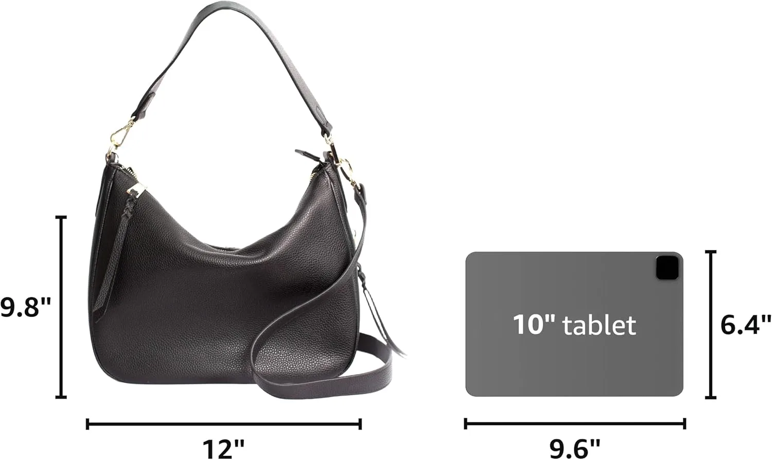 Meliae Camera Bag for Women, DSLR Mirrorless Camera Purse, Leather Shoulder Crossbody Hobo Travel Tote