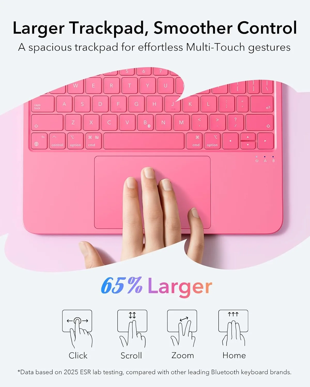 ESR for iPad (A16) 11th/10th Gen Case with Keyboard, Ultra-Light