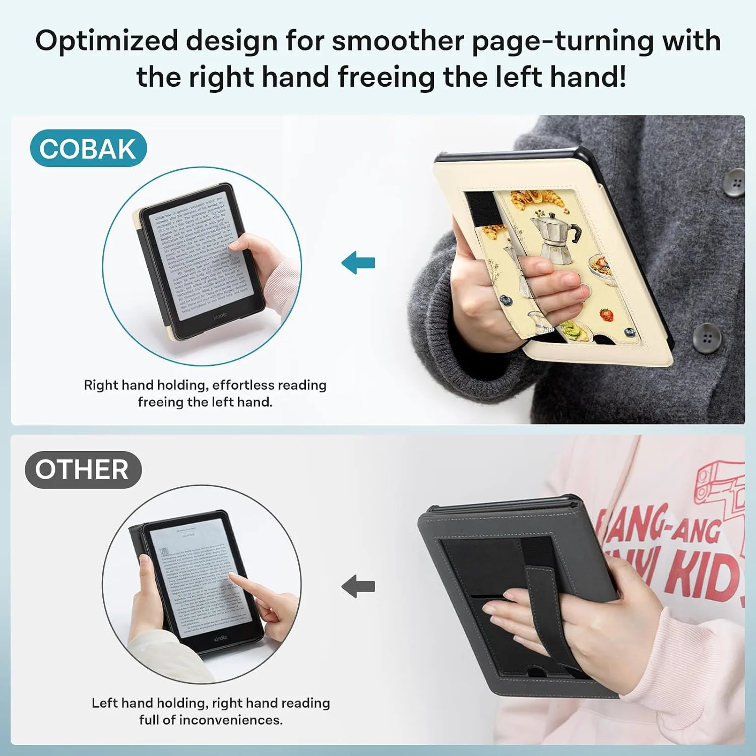 CoBak Case for 7" Kindle Paperwhite 12th Gen 2024 and Kindle Colorsoft