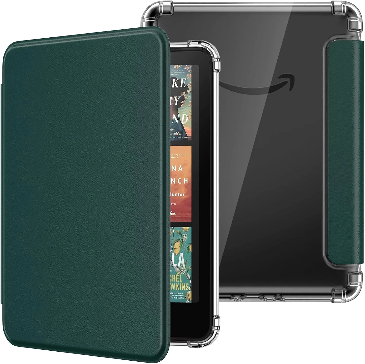 MoKo Case for Kindle Paperwhite 12th Gen & Colorsoft 2024, Midnight Green