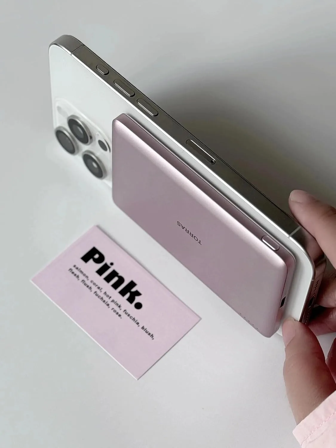 TORRAS MiniMag 5000mAh MagSafe iPhone 18 Pro Max Power Bank, Ultra-Slim