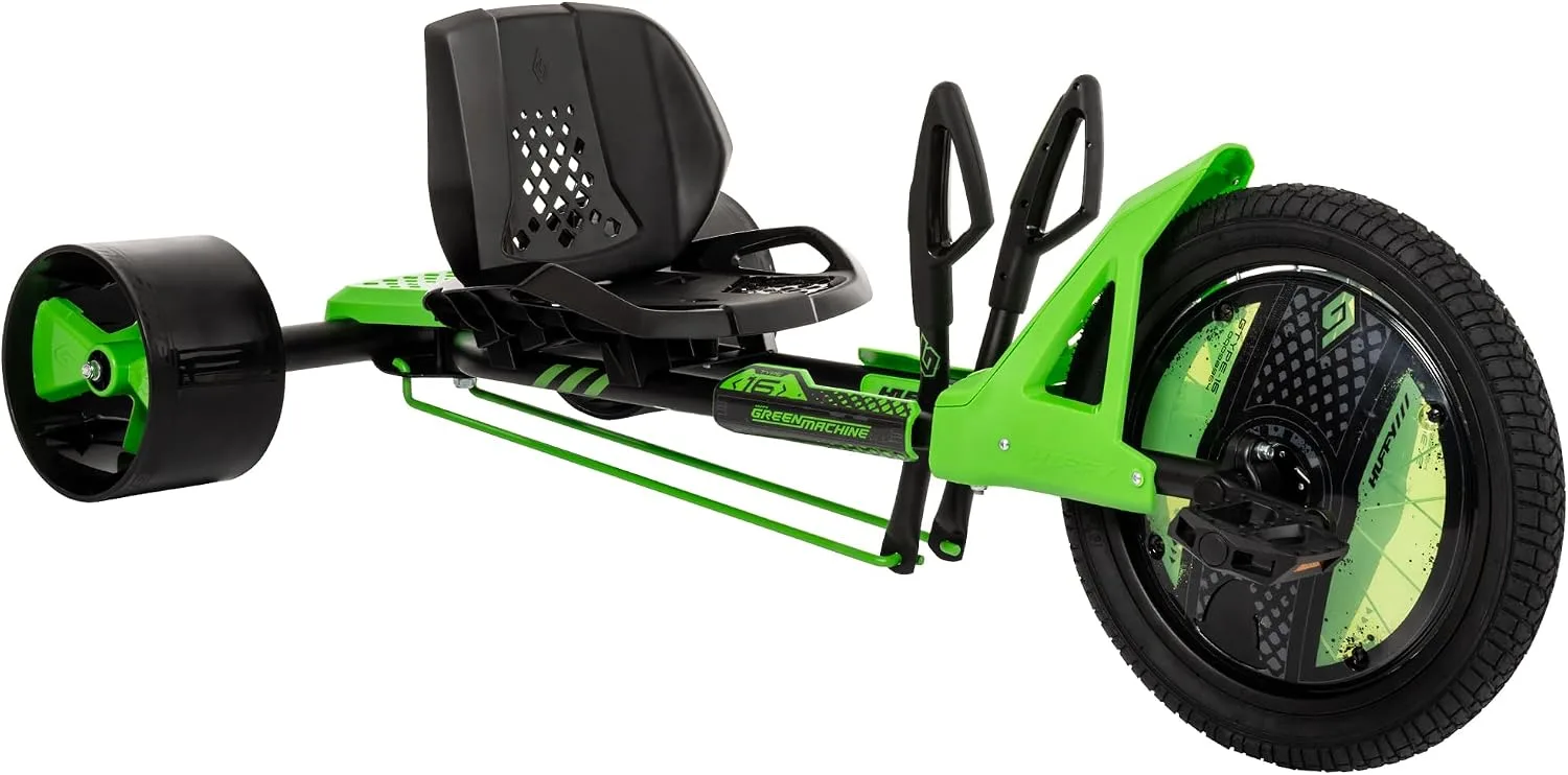 Huffy Green Machine 16 Inch Drift Trike, Ages 5-8