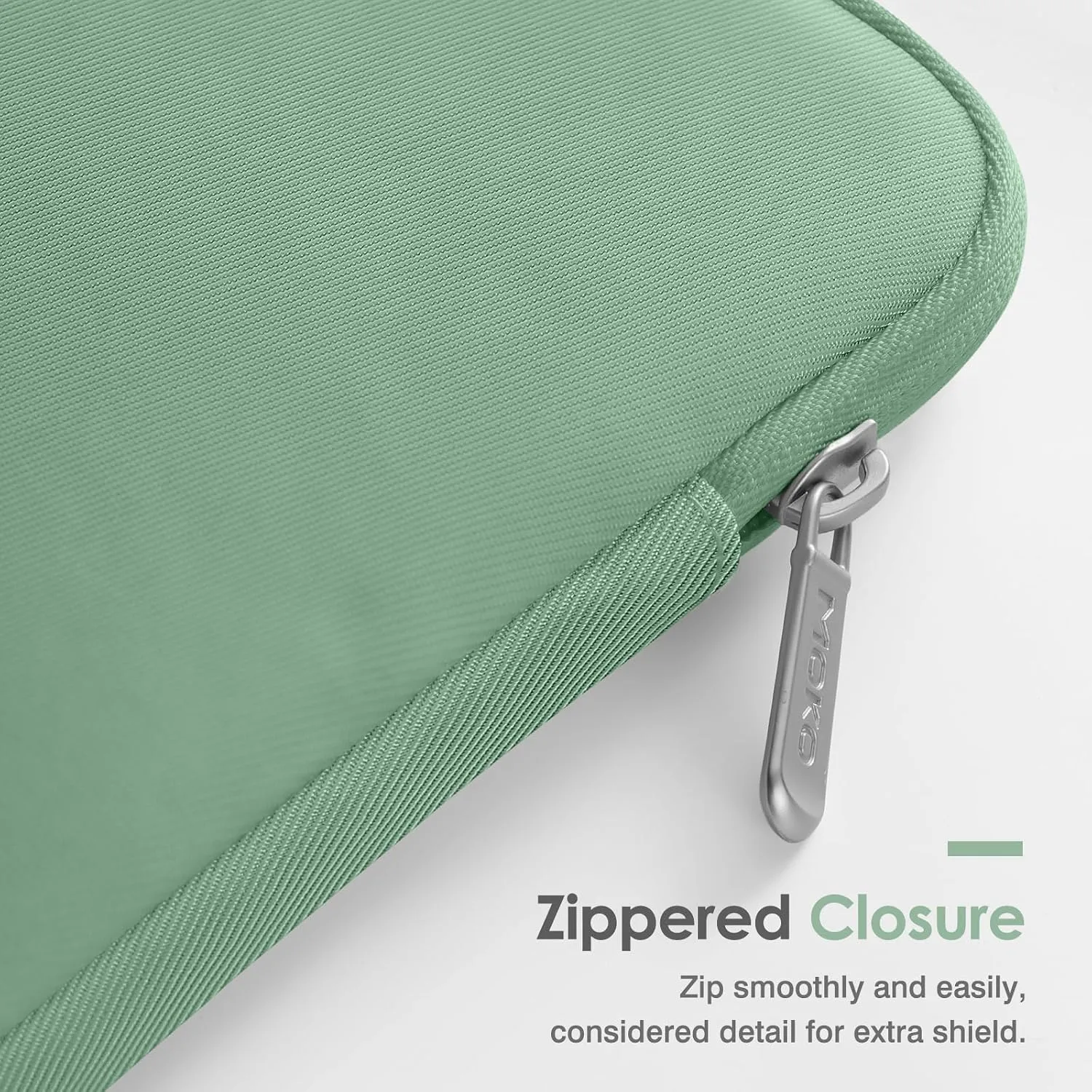 MoKo Padded Ereader Sleeve Case for 6-7 inch Tablet Bag, Compatible with 7" eReader Colorsoft Signature Edition 2024, 6" Kobo, 6" Nook, Dark Green