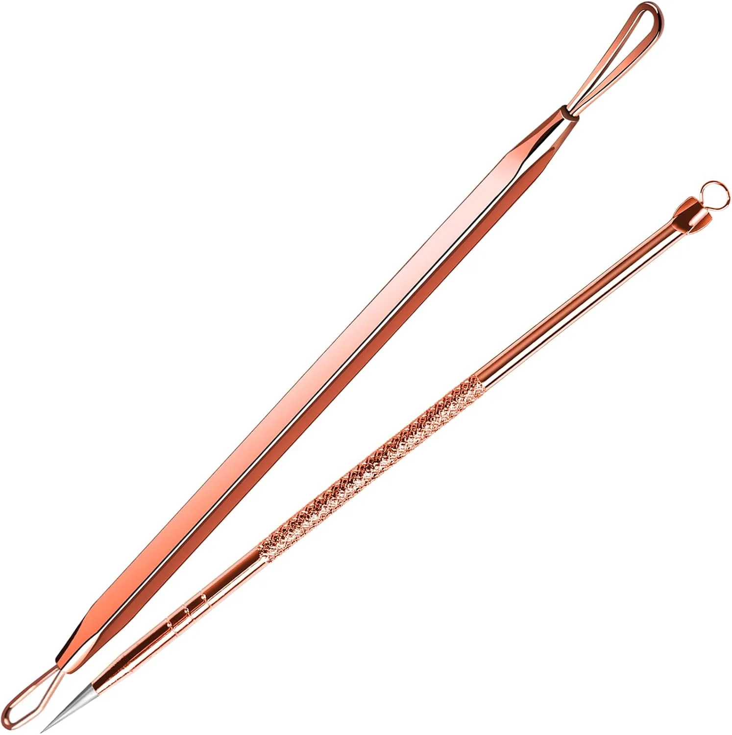 Teenitor Pimple Popper Tool, Blackhead Remover Tools, Comedone Extractor Tool Acne Tools, Pimple Extractor Tool, Blackhead Extractor Tool, Black Head Remover for Face Tool Rose Gold